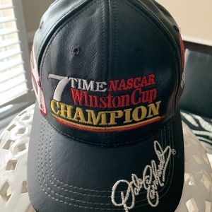 New vintage genuine leather embroidered Dale Earnhardt hat